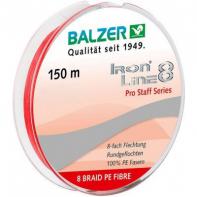 Шнур Balzer Iron Line 8x Red 150м 0.08мм  7,2кг (12656 008)